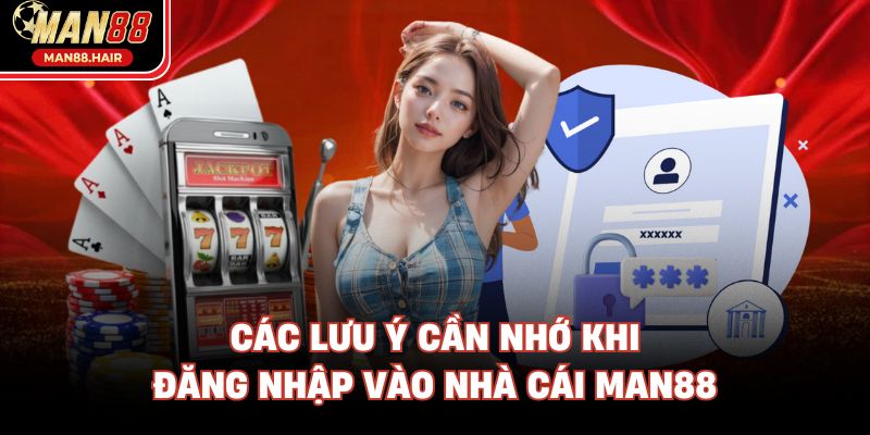 Các lưu ý cần nhớ khi đăng nhập vào nhà cái Man88