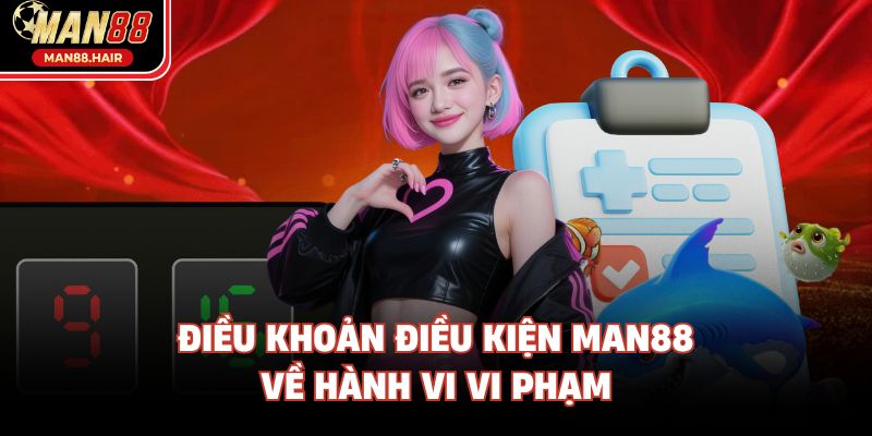 Điều khoản điều kiện Man88 về hành vi vi phạm